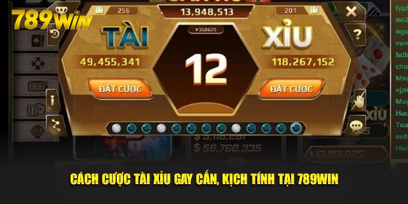 Cách cược Tài xỉu gay cấn, kịch tính tại 789Win