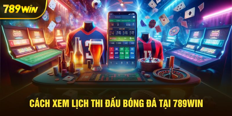 Cách xem lịch thi đấu bóng đá tại 789win